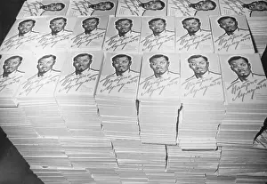 Large Stacks of Books on Life of Patrice Lumumba