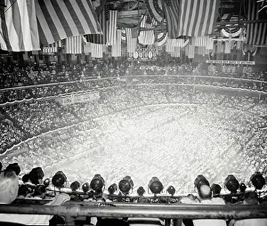 Large Stadium Crowd Attending Republican National Convention