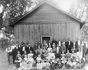 Class Prints: Large Sunday School Class Posed