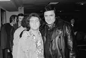 Huty24044 Prints: Larry Gatlin And Johnny Cash
