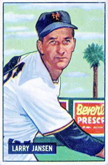 Arc0016622 Prints: Larry Jansen Baseball Card