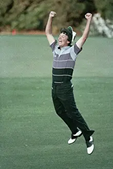 Larry Mize Jumping