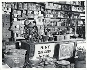 Counter Prints: Late 19Th Century General Store Counter