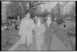 Douglas Harriman Kennedy Prints: Late Robert F. Kennedy's Children Marching Towards Embassy