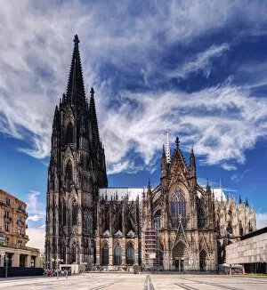 Images Dated 31st July 2017: Lateral view of the Cologne cathedral