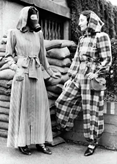 Gas Mask Prints: The Latest In Wartime Fashion