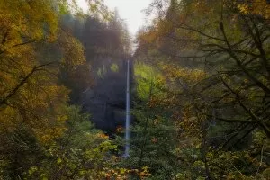 Latourell Falls in Autumn