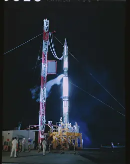 Launching of Vanguard Rocket