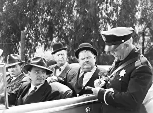 Prints of From the 1944 film The Big Noise Timeless Comedy Icons: Classic Moments from the Legendary Duo: Laurel and Hardy in The Big Noise