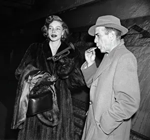 Horn Prints: Lauren Bacall and Humphrey Bogart