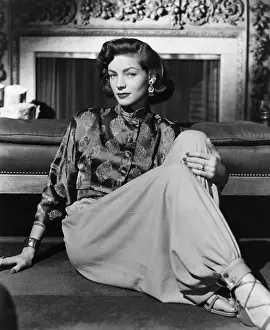 Blouse Prints: Lauren Bacall Seated