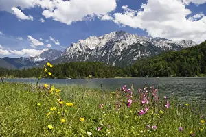 Werdenfelser Prints: Lautersee Lake, Karwendel Mountains