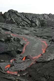 imageBROKER Collection Gallery: Lava flow, Kilauea volcano, Big Island, Hawaii, USA