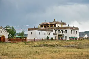 Independent Mongolia Prints: Laviran Temple at Erdene Zuu monastery at city of Karakorum of A-vAorkhangai Province Mongolia