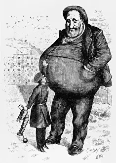 Thief Prints: Can The Law Reach Him? The Dwarf and the Thief by Thomas Nast