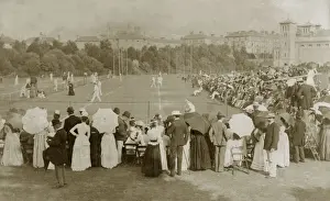 Landscape Back Prints: Lawn Tennis