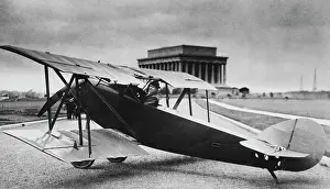 Huty32155 Prints: Lawrence Sperry Piloting A Sperry Plane, 1922