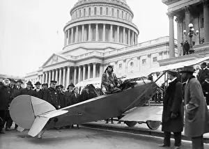 Lawrence Sperry and His Plane