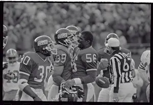 Lawrence Taylor Shaking Mark Bavaro's Hand