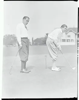 Lawson Little Jr. Putting on the Green