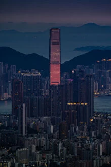 Images Dated 2nd June 2013: Layering of building in Hong Kong