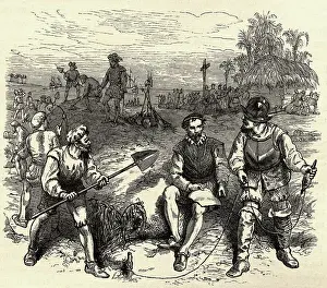 Laying out of St. Augustine