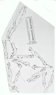 Pinehurst Prints: Layout of Golf Club in Pinehurst, North Carolina