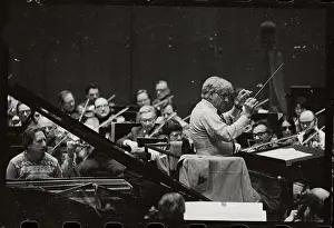 Lazar Berman Playing Piano with Leonard Bernstein Conducting