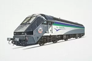 Technology Collection: Le Shuttle train, front view