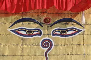 Cube Shape Prints: Le Stupa de Swayambhunath