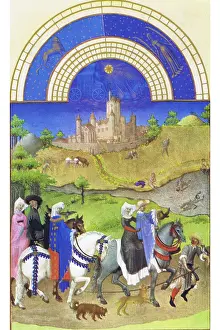 The Pierce Archive Prints: Le Tres riches heures du Duc de Berry - August