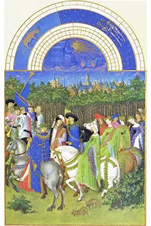 The Pierce Archive Prints: Le Tres riches heures du Duc de Berry - May