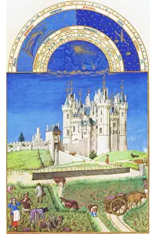 The Pierce Archive Prints: Le Tres riches heures du Duc de Berry - September