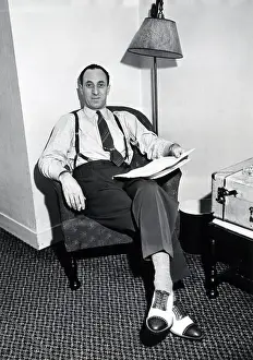Leader Of Longshoreman'S Union Seated