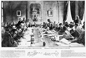 Versailles Prints: Leaders Discussing the Condition of Versailles