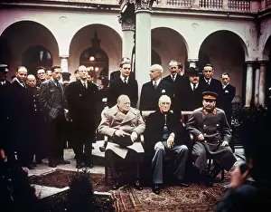 Diplomat Prints: Leaders at Yalta Conference