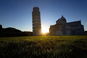 Campo Dei Miracoli Prints: Leaning Tower of Pisa, Italy