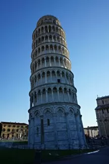 Images Dated 22nd June 2016: Leaning tower of Pisa, People, Piazza dei Miracoli, Italy