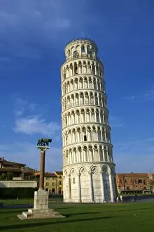 Romanesque Collection: The Leaning Tower Of Pisa, Pisa, Tuscany, Italy