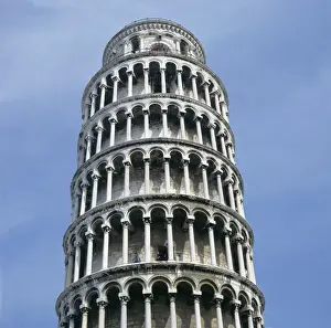 Leaning Prints: Leaning Tower of Pisa, Tuscany, Italy