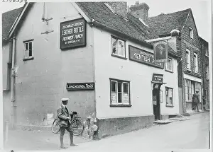 Lodgings Prints: The Leather Bottle Inn- Where Dickens Ate and Wrote