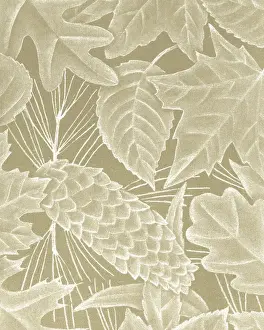 Pinecone Prints: Leaves and Pinecone