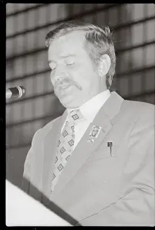 Gdansk Prints: Lech Walesa Making Speech