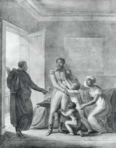Haiti Prints: Leclerc Arresting Toussaint L'Ouverture