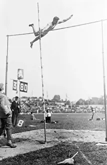 Goals Prints: Lee Barnes Pole Vaults in Olympics