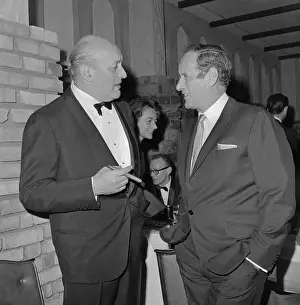 Lee J Prints: Lee J Cobb Speaking with Eli Wallach