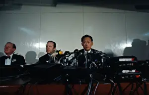Singapore Prints: Lee Kuan Yew at Press Conference