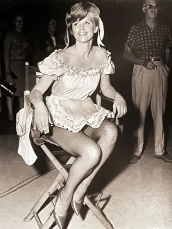 Lee Remick Seated in Director's Chair