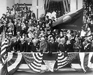 Legion Convention Members Posing for Camera