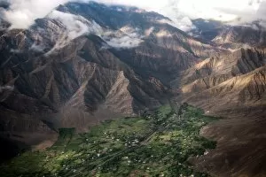 Images Dated 5th August 2015: Leh city from above